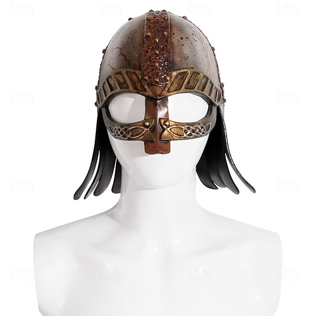 Retro Vintage Medieval Renaissance Helmet Warrior Viking Fancy Dress ...
