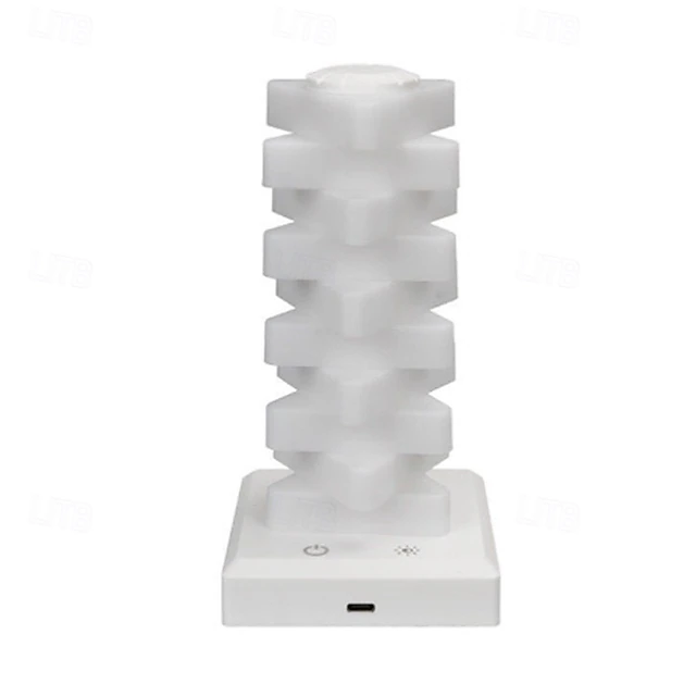 DIY Assembled Twistable LED Light, White and Rainbow Light Switching ...