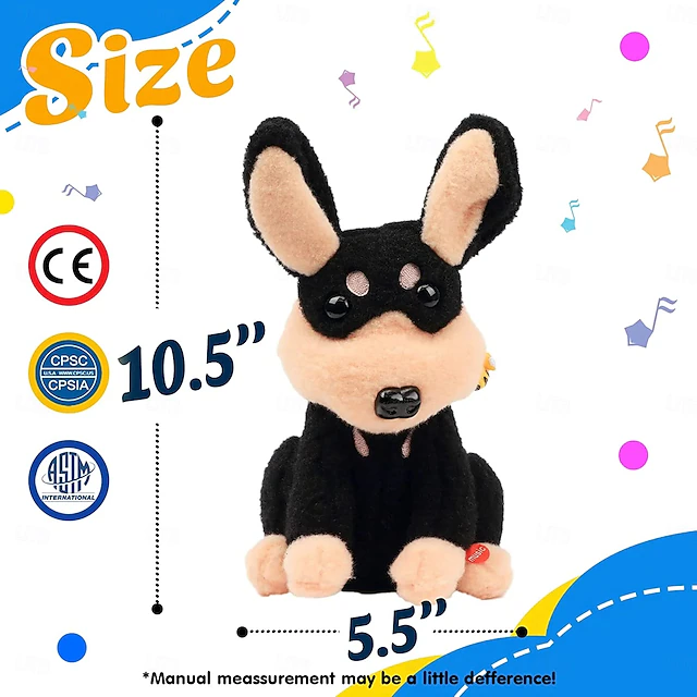 Beedog Crying BeeDog Yelp Dog Stung by Bee Singing Headbanging Puppy Toys for ...
