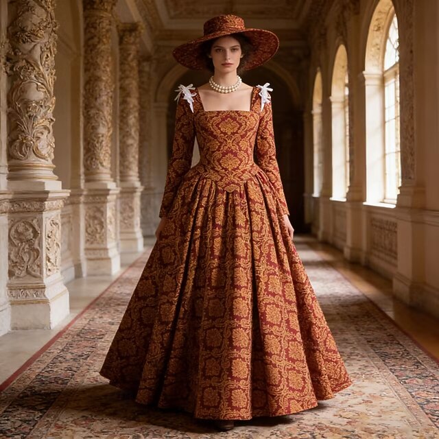 Rococo Victorienne Renaissance Robe Robe de Bal Princesse Reine ...