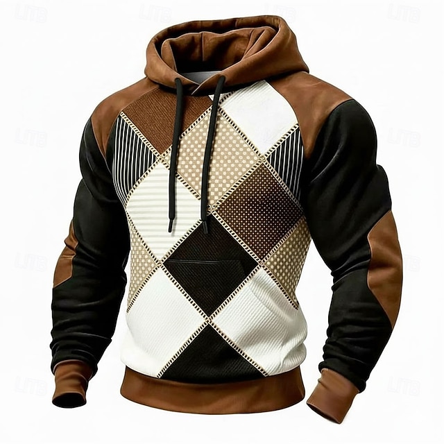 Capuchonjas voor heren winter top capuchontrui ritssluiting pullover sweatshirt jas BB-277 Nieuw, M