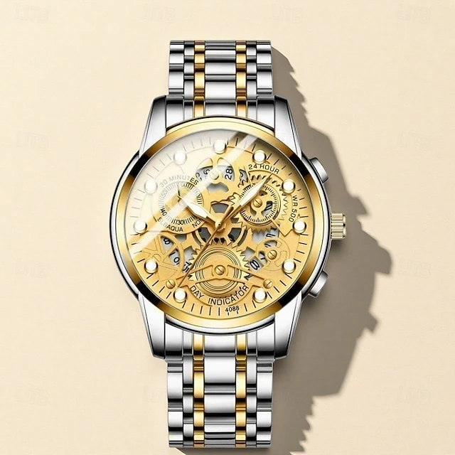 New Multi-Functional Men's Watch, Luxury Quartz Watch for Men, Glow-in ...