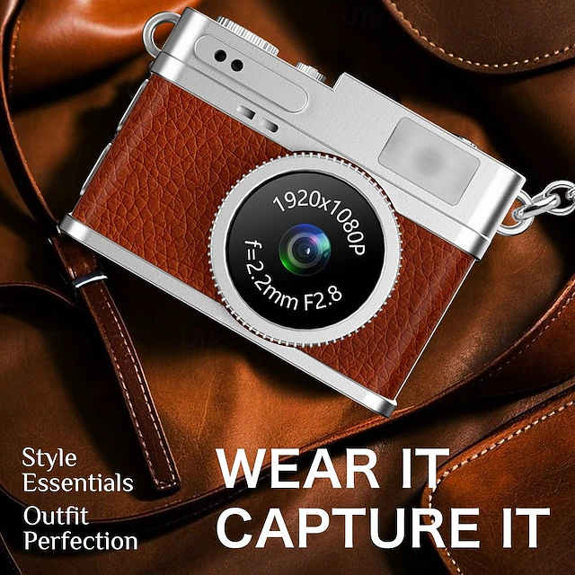 Mini Keychain Camera - 1080P FHD Mini Retro Digital Camera - Tiny ...