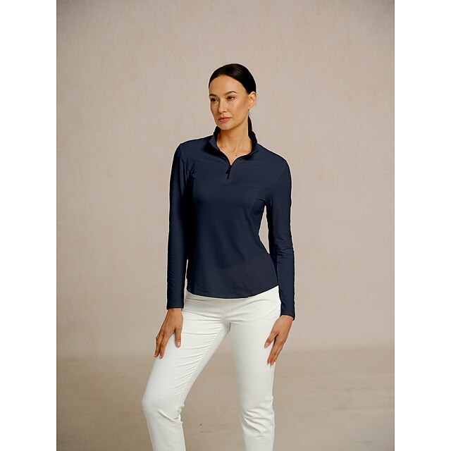 Women's Golf Polo Shirt Black Sleeveless Top Ladies Golf Attire Clothes Outfits Wear Apparel main image 0