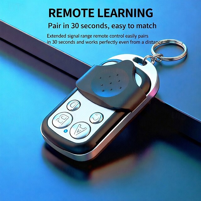 1/2/3/4 Pack Universal 433MHz Garage Door Remote Duplicator, 4-Button ...