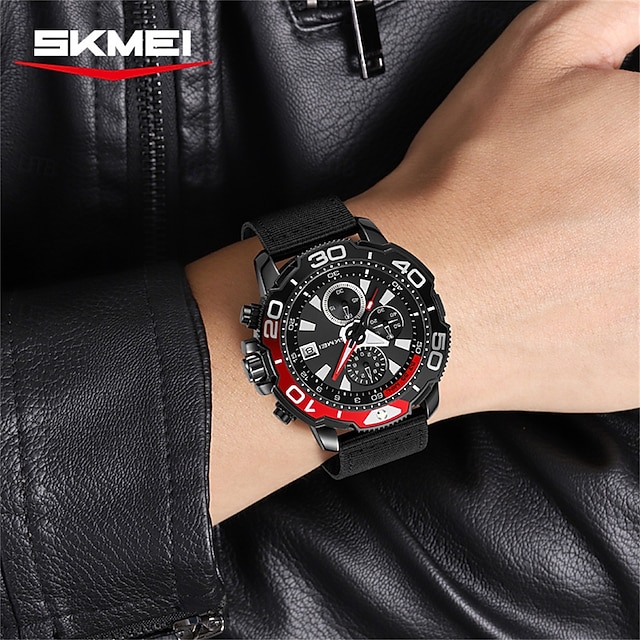 SKMEI Men Quartz Watch Sports Fashion Casual Business Stopwatch ...