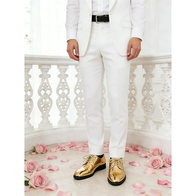 Luxury Gold Wedding Shoes for Groom Shiny Patent Leather Formal Dress Shoes for Men 2026 - $59.99 Luxury Gold Wedding Shoes for Groom Shiny Patent Leather Formal Dress Shoes for Men 2026 - $59.99