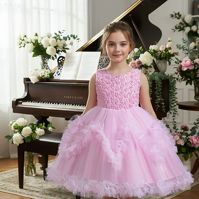 Freebily Déguisement Enfant Fille Tutu Robe de Princesse Cérémonie Freebily Déguisement Enfant Fille Tutu Robe de Princesse Cérémonie