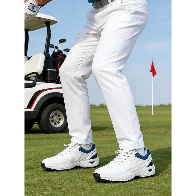 Men's Vintage Sporty Outdoor Microfiber Comfortable Lace-up Black White ...