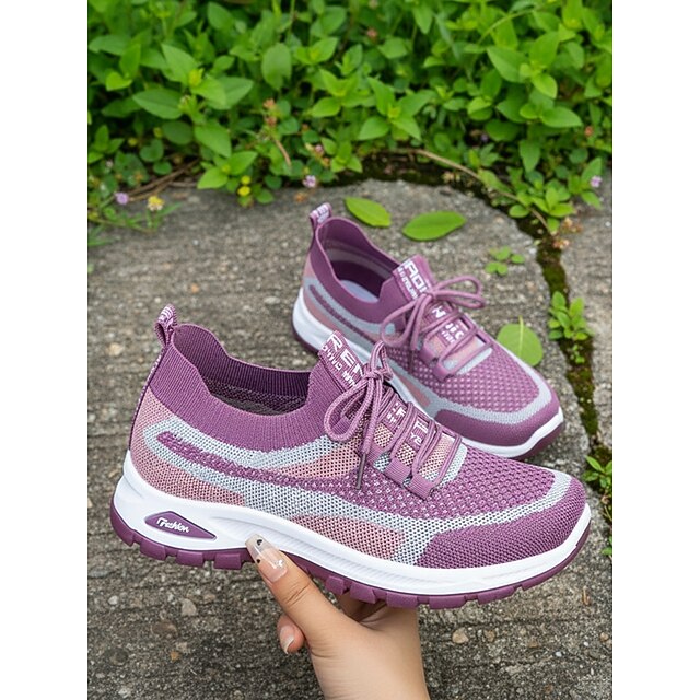 Erstaunlich Lila Sneaker Damen Bild