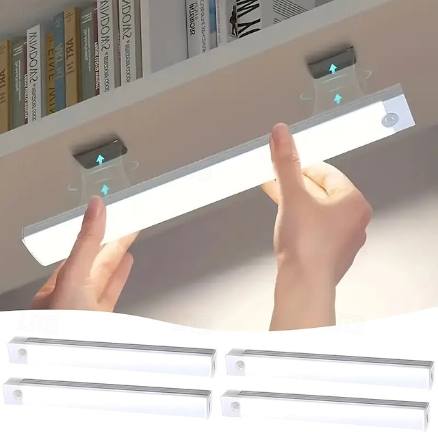 Under Cabinet Light Wireless Motion Sensor LED Light Bar LED Long Sense ...