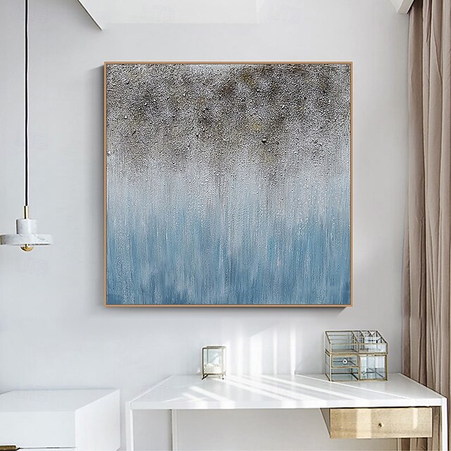 Mintura Hand Painted Abstract Textured Oil Paintings on Canvas Modern ...