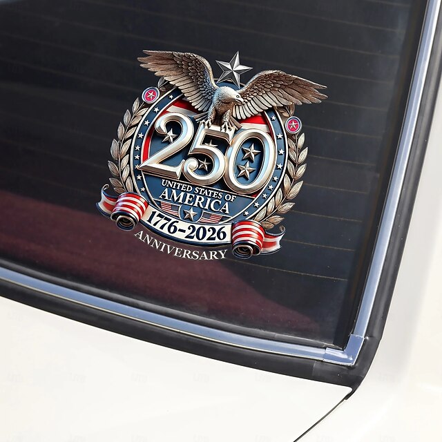 Patriotic USA Eagles 250th Anniversary Car Window Decal Sticker ...