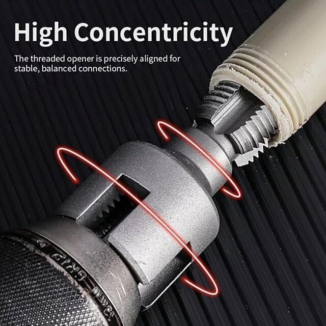 3pcs Integrated Internal & External Pipe Threading Tool, Dual-Function ...