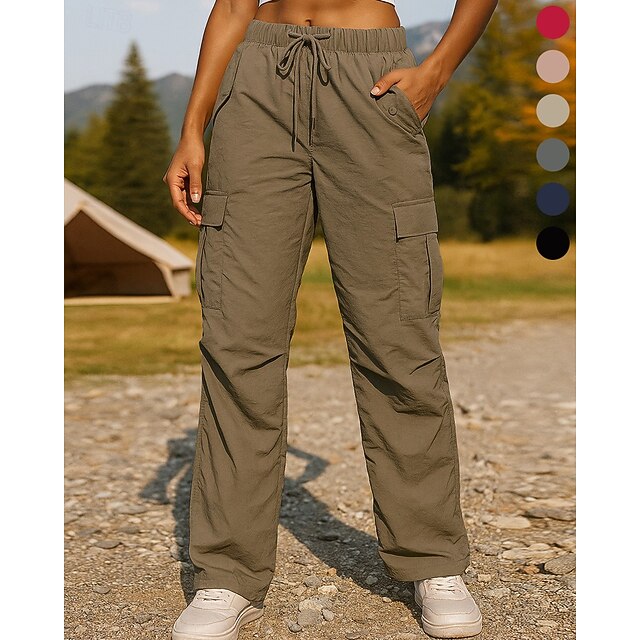 Women's Cargo Pants Hiking Pants Trousers Hiking Rain Pants Spring ...