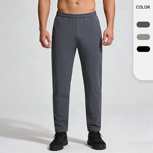 Men's Running Pants Sports Trousers Casual Pants Pocket Shorts Casual ...