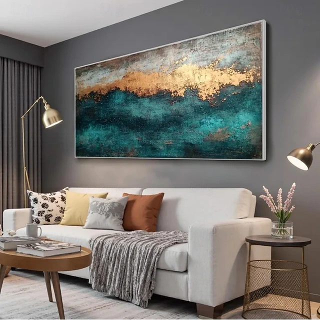 Quadri fiori arancio dipinti a mano su tre tele - Dipinti Moderni Quadri fiori arancio dipinti a mano su tre tele - Dipinti Moderni