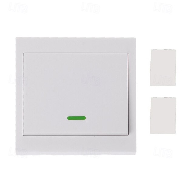 Wireless Light Switch and Receiver Kit, 433MHz RF Remote Control Wall ...