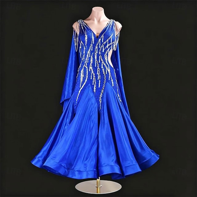 ROYAL SPARKLE & FRINGE PERFORMANCE SHIRT