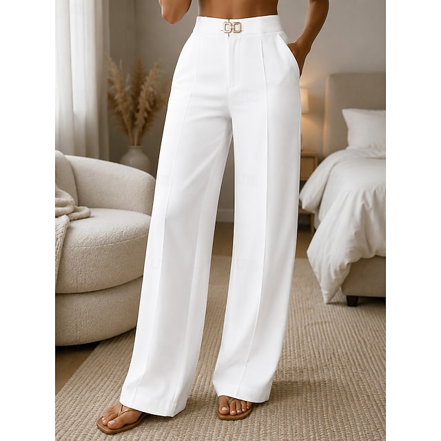 dress pants white Vinci OS-900-White or sophisticated occasions! AK Beauty Men's Flat Front