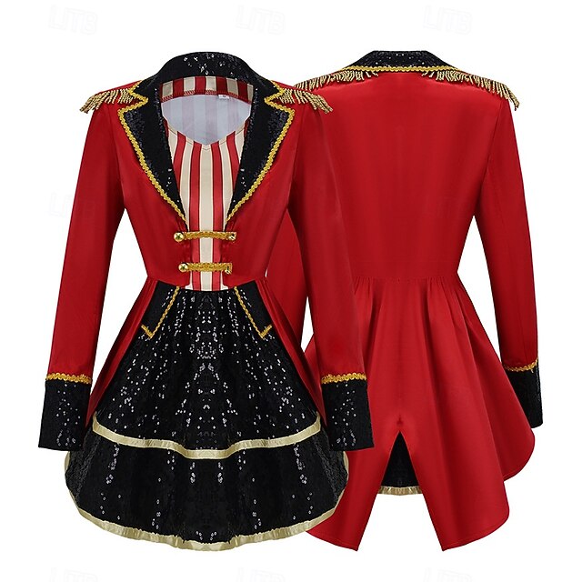 Carnival Costume Fancy Costume Top Hat Circus Jacket Circus Ringmaster ...