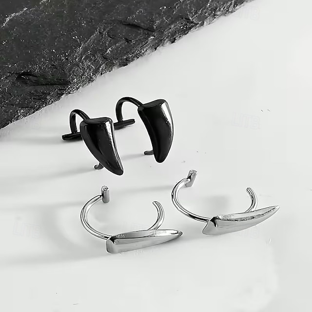 Halloween Vampire Fangs, 2 Pairs Adjustable Fake Fang Teeth Caps, No ...