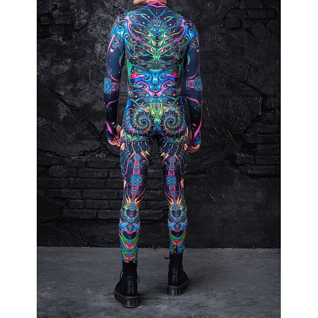 Halloween Jumpsuit Costume Bodysuit Group Costume Fluid Abstract ...