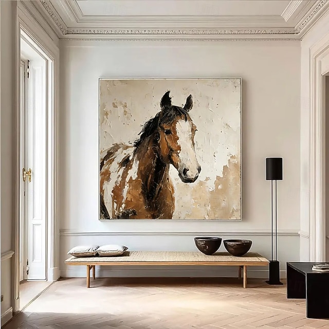 hand-painted-wild-horse-wall-art-for-horse-lovers-painting-abstract