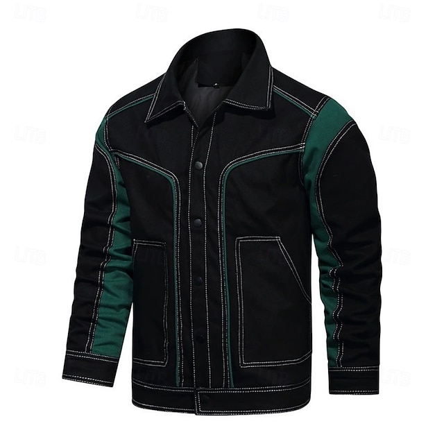 Men's Lightweight Jacket Casual Jacket Work Jacket Daily Outdoor ...