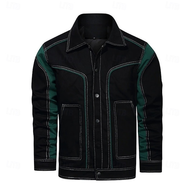 Men's Lightweight Jacket Casual Jacket Work Jacket Daily Outdoor ...