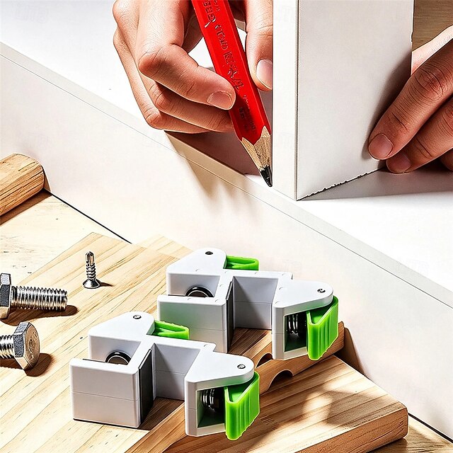 2pcs Cabinet Filler Marker Quick Clamps, Woodworking Alignment Tool for ...