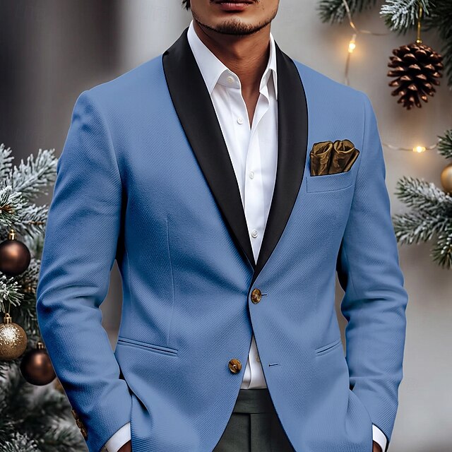 Veste décontractée pour homme, blazer en serge, style décontracté de ...