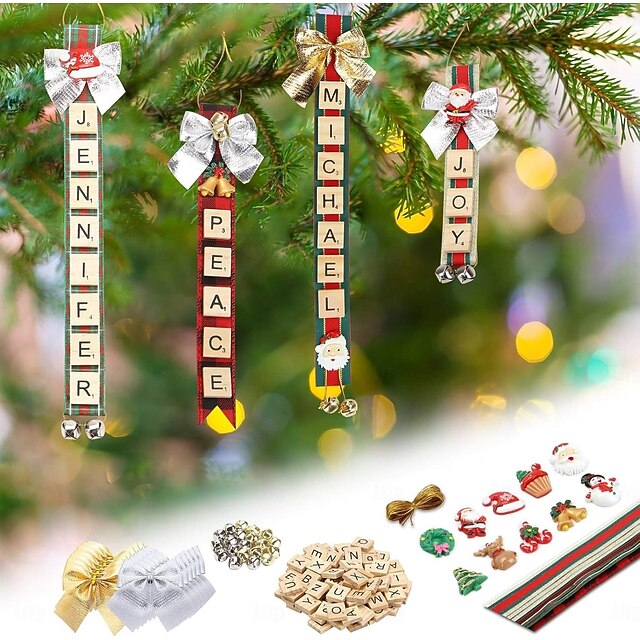 Christmas Ornament Crafts Kit, DIY Personalized Christmas Tree ...