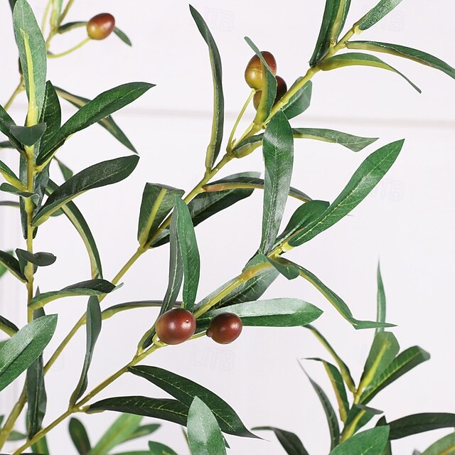 Artificial Olive Tree Nordic Faux Olive Plant, Large Potted Realistic ...