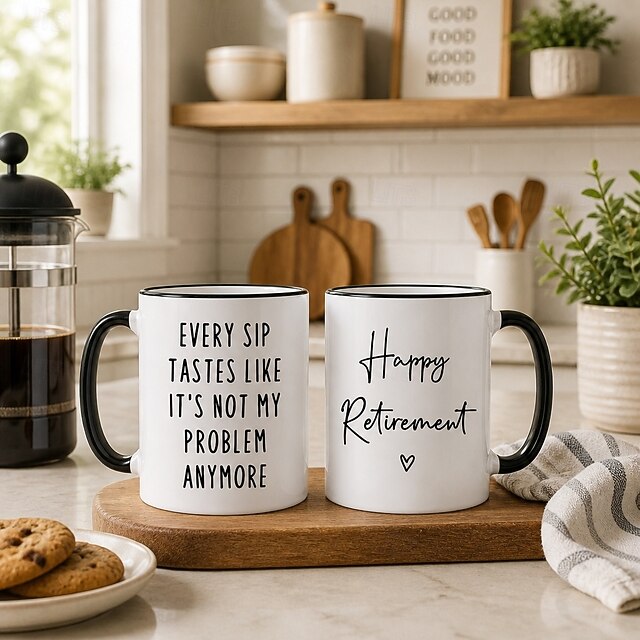 Funny Retirement Coffee Mug, 