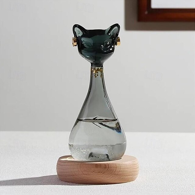 Weather Forecast Bottle, Storm Weather Predictor, Cat Shape Liquid ...
