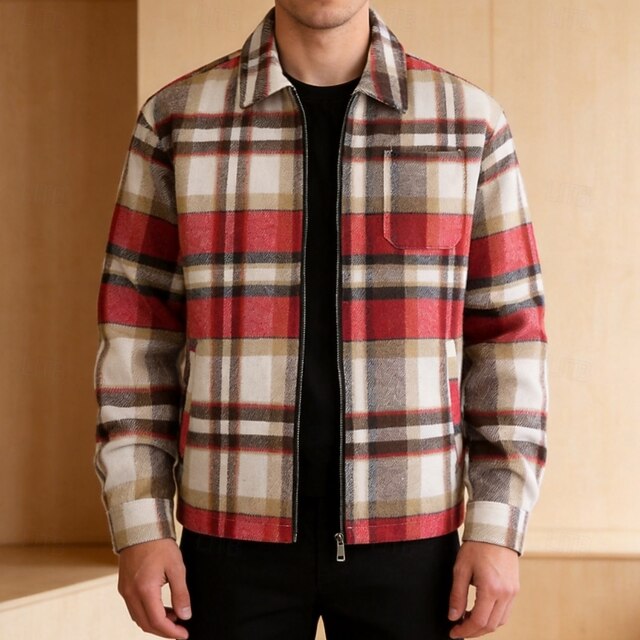 Men's Lightweight Jacket Casual Jacket Daily Outdoor Pocket Spring Fall ...