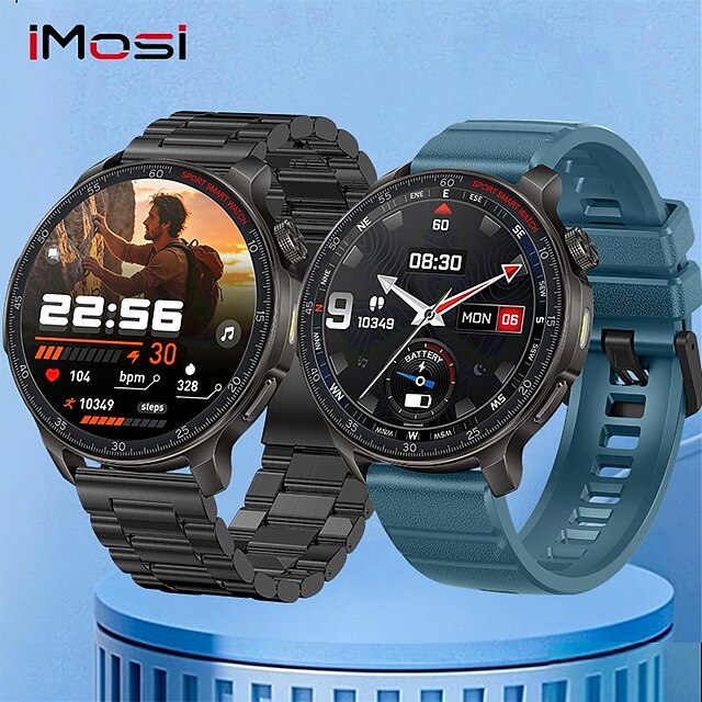 Men's Smart Watch, 1.46 Inch HD Touchscreen Fitness Tracker with ...