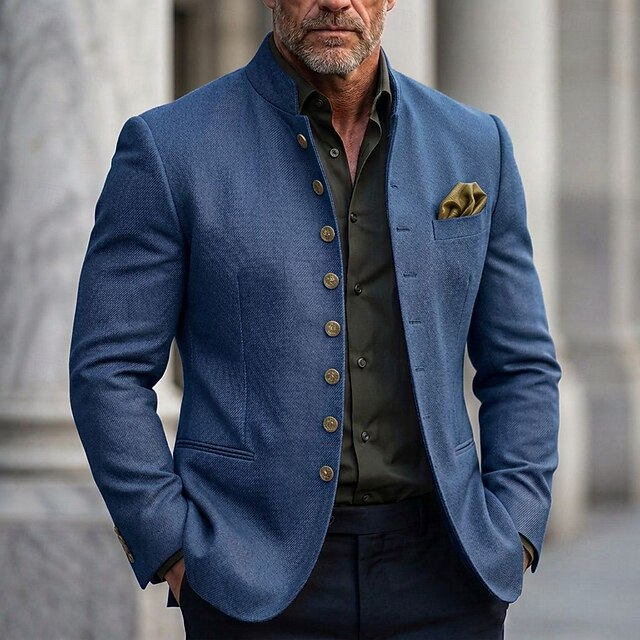 Men Lightweight Jacket Denim Jacket Casual Streetwear Formal Elegant ...