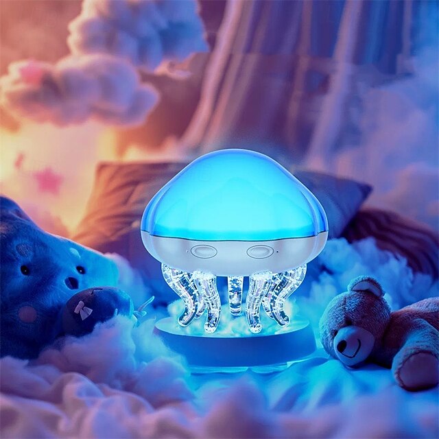 Jellyfish Night Light Projector with Remote Control and Timer, Color ...