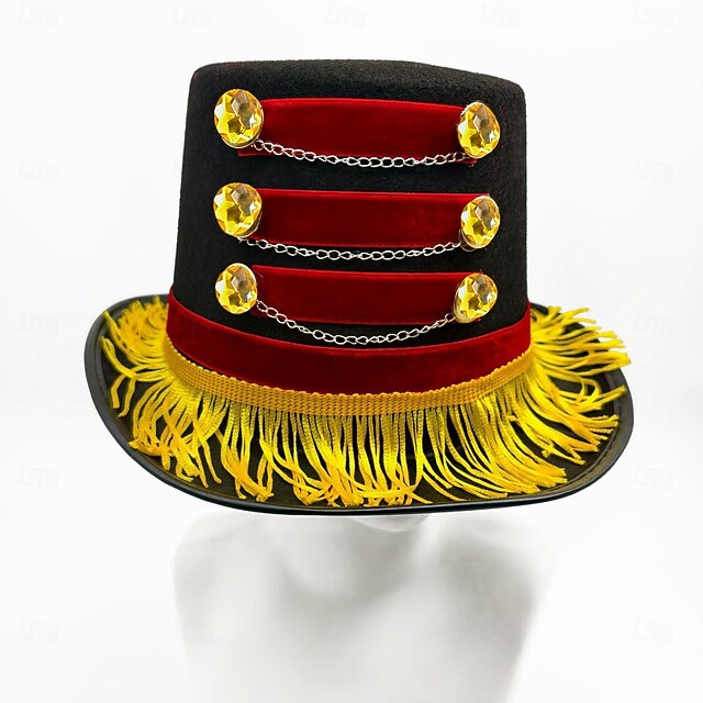 Christmas Nutcracker Hat Ringmaster Hat Toy Soldier Novelty Cosplay ...
