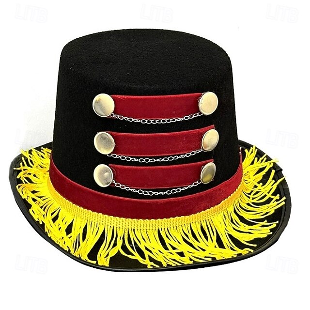 Christmas Nutcracker Hat Ringmaster Hat Toy Soldier Novelty Cosplay ...
