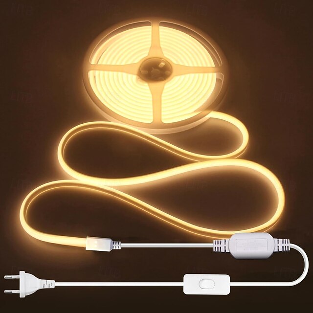 COB Outdoor LED Strip Lights Waterproof Dimmable LED Rope Light with ...