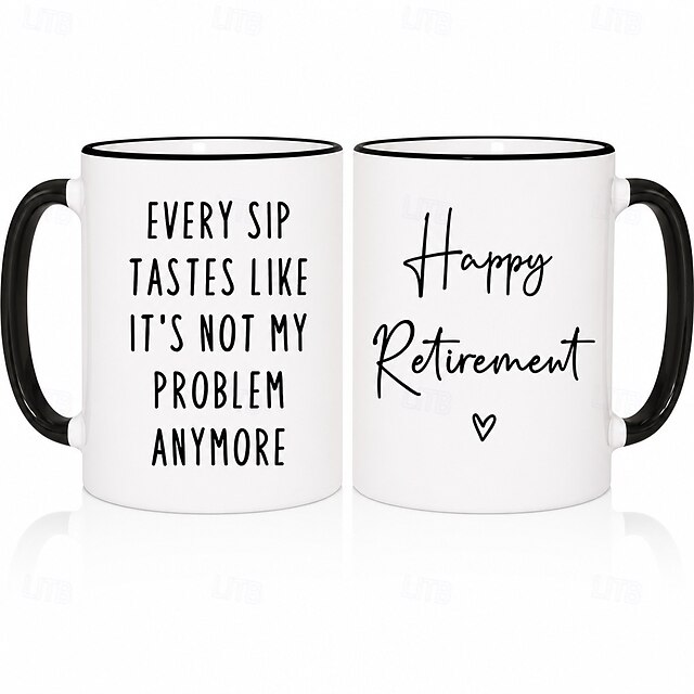 Funny Retirement Coffee Mug, 