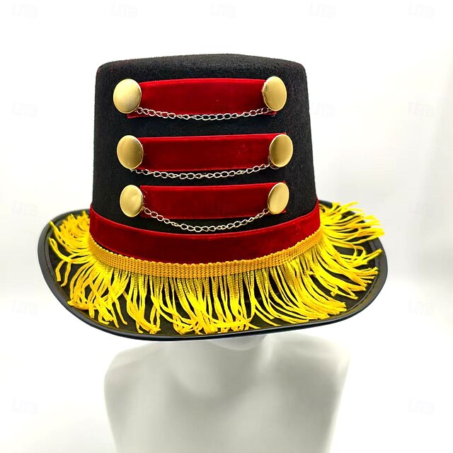Christmas Nutcracker Hat Ringmaster Hat Toy Soldier Novelty Cosplay ...
