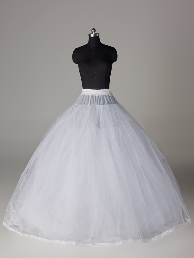  Wedding / Special Occasion / Party / Evening Slips Nylon / Tulle Floor-length Ball Gown Slip / Classic & Timeless with