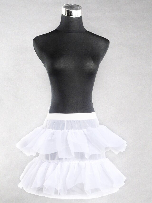  Nylon Flower Girl Slip Short Length Girls Wedding Petticoats