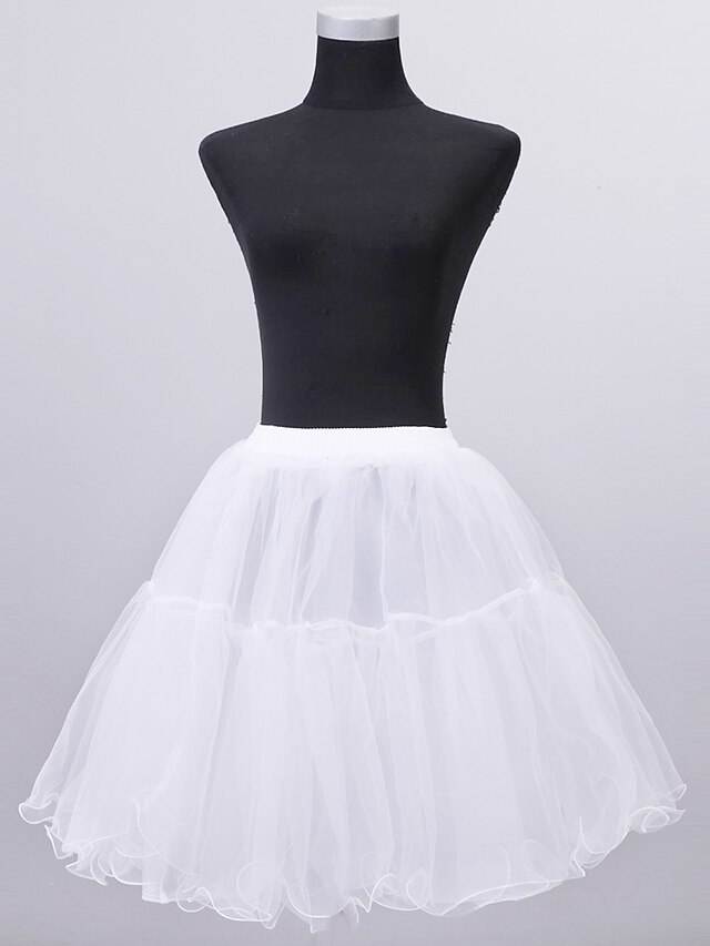  Wedding / Special Occasion / Party / Evening Slips Nylon / Tulle Short-Length A-Line Slip / Classic & Timeless with