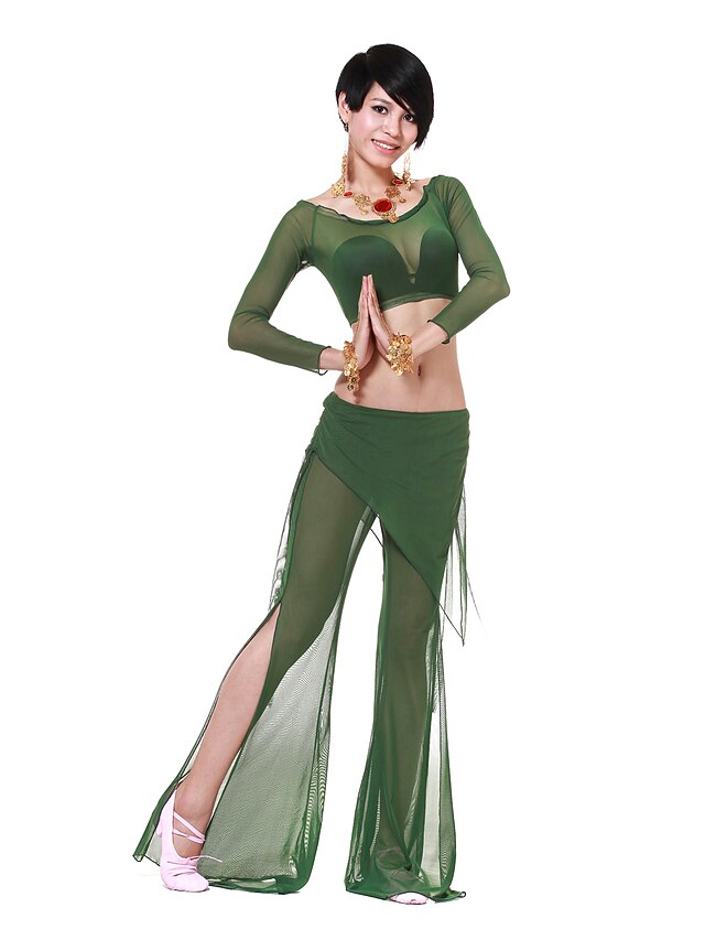  Dancewear Tulle/Spandex Belly Dance Outfit For Ladies More Colors