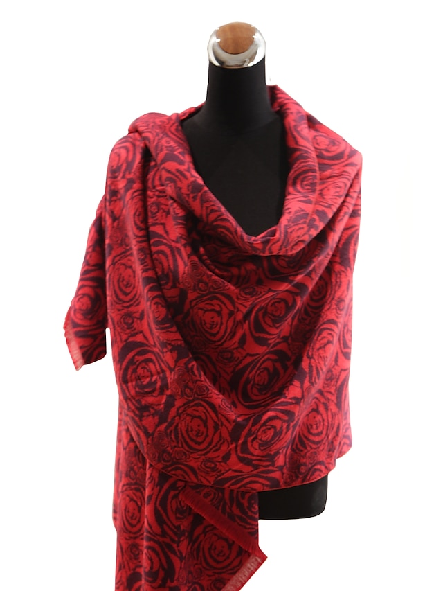  Shawls / Scarves Silk Casual / Office & Career With Pattern